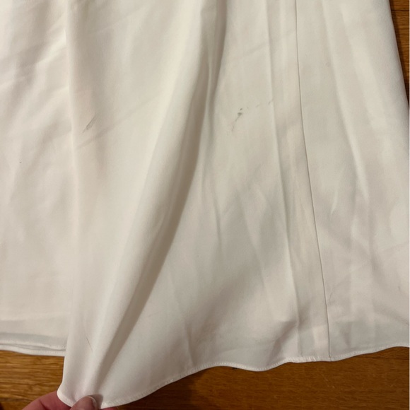 NWT BHLDN Jill Stuart Off White Iva Crepe Dress, Size 0 - Picture 8 of 8